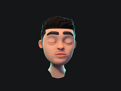 Facial Animation Test 3d 3d animation animation art digital facial expressions rig