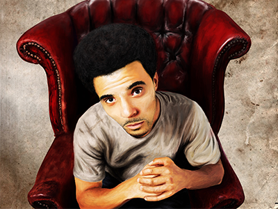 Akala digital music painting photoshop portrait realistic