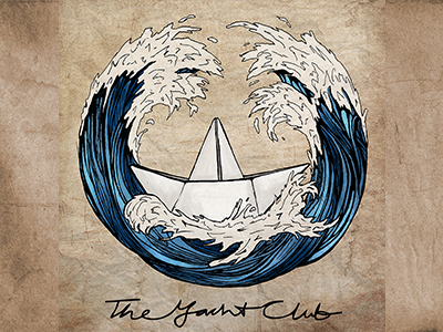 The Yacht Club album art band club design drawing ep logo music painting the yacht