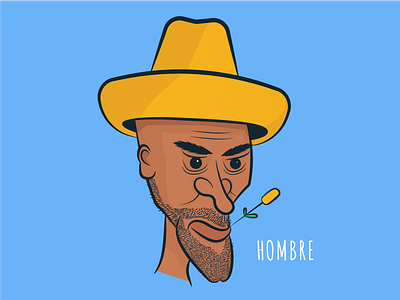 Hombre character hombre man