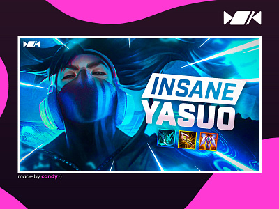 "Insane Yasuo" - League Thumbnail