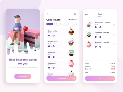 Mobile App - Bakery Shop 🍰