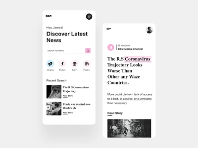 Debut Shot! app app design apple application blog debut debuts debutshot design ios media news shot story typography ui uiux user experience user interface ux