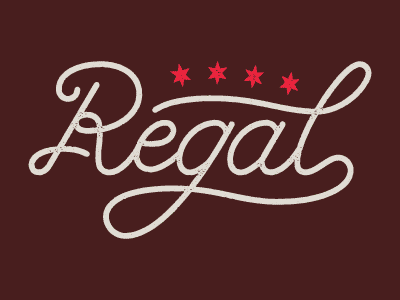 Regal Hardware chicago lettering regal skateboarding texture typography