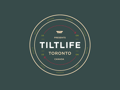 Tiltlife Toronto Lockup lockup tilt tiltscooters toronto typography