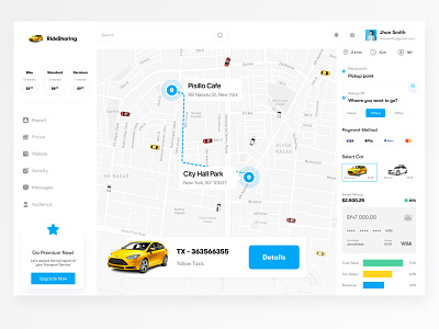 Ride Sharing Dashboard