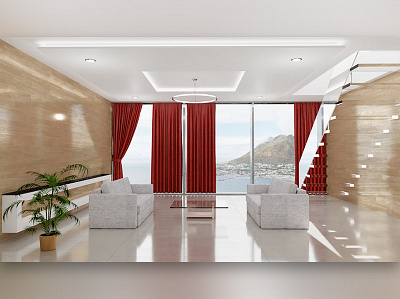 living room 3d art 3d modeling interior design