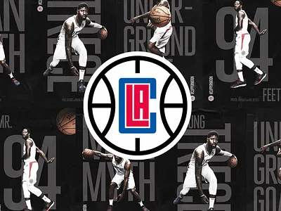 LA Clippers | Wild-Posting 2d advertising campaign basketball branding clipper clippers design graphic design illustration kawhi lakers nba poster sports typography