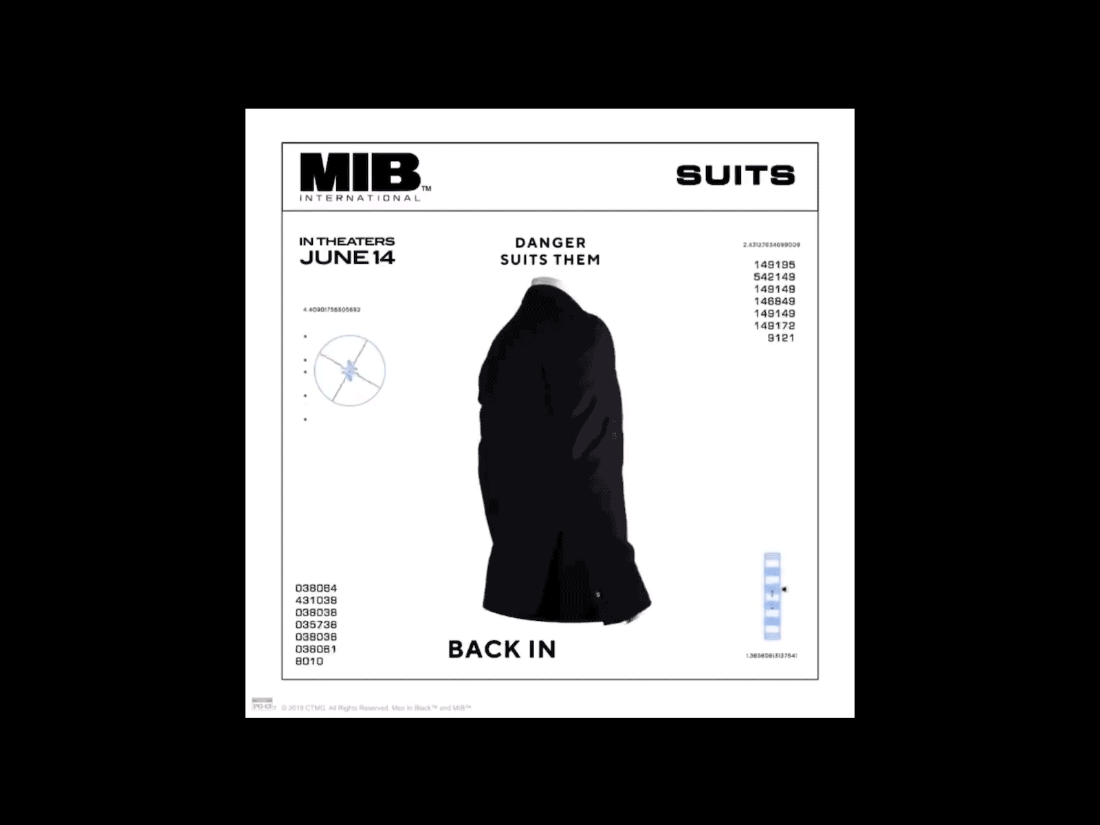 MIB | Gadgets | Suits 2d agency design inspiration digital campaign entertainment fashion gadgets gaming icon instagram logo men in black motion grahics movie social media sony suit typography will smith