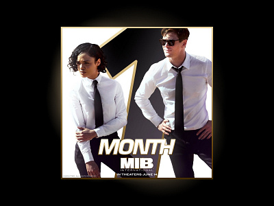 MIB | Digital Campaign | Announcement 2d agency chris hemsworth digital campaign entertainment gadgets gaming icon instagram logo men in black motion grahics movie social media sony suit tessa thompson typography will smith
