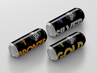 Full Throttle | Energy Drink 2d branding contemporary energy drink flat gold icon illustration line art packaging slick typography