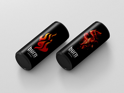 Burn | Energy Drink | Flame Exploration 2d 3d branding burn energy drink flame flat illustration line art logo packaging slick