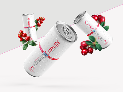 Cranergy | Energy Drink Packaging 2d branding design dribbble energy drink flat icon logo packaging slick typography vector