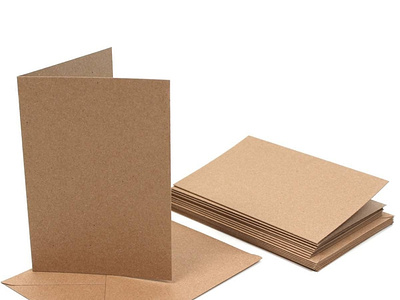 kraft paper board available in different shapes