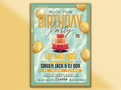 Birthday Invitation Card Design by Anisur Rahman on Dribbble