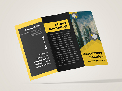 Modern Accounting Solution Business Brochure Design brochure brochure design brochure design template brochures flyer flyers trifold trifold brochure