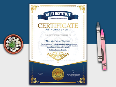 Certificate Design For A Company