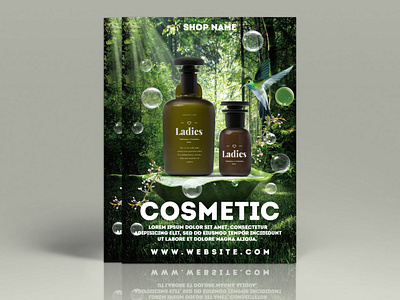 Cosmetic Product Flyer Design