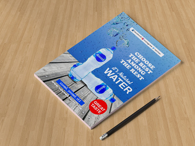 Drinking Water Flyer Design ads advertisement banner brochure drinking water flyer flyer design poster