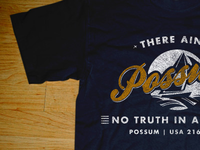 Possum possum sailing tshirt