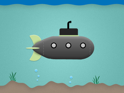 Submarine exploration noise shapes submarine texture