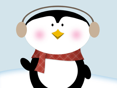 Penguin Illustration illustration pattern penguin vector winter