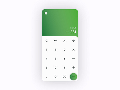 #DailyUI004 - Calculator