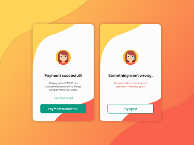 #DailyUI011 - Flash message dailychallenge design error flashmessage message mobile mobileapp payment success ui uichallenge uidesign uiux uiux dailyachallenge