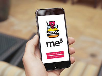 me3 food app logo design app branding food logo design photography ui ux