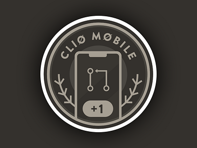 Clio mobile contributor sticker