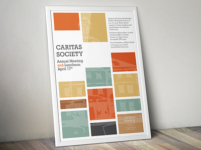 Caritas Society Poster event poster