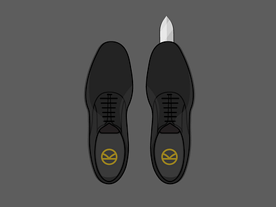 Kingsman Shoes icon illustration kingsman movie movies oxford secret service vector