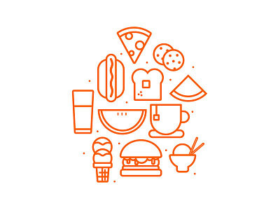 Mmm food by Maya Ealey on Dribbble