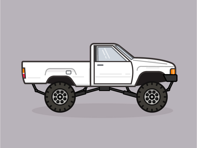 1985 Toyota Pickup by Maya Ealey on Dribbble