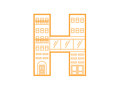 Hotel hostel hotel icon iconography illustration line travel type