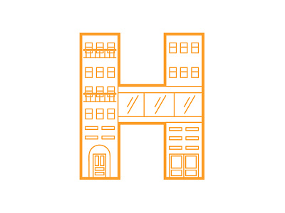Hotel hostel hotel icon iconography illustration line travel type