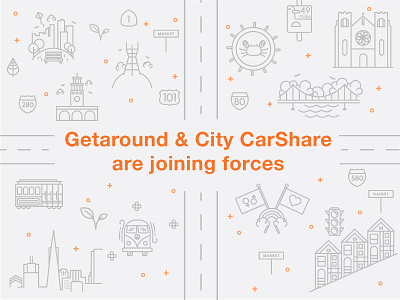 Joining forces car sharing city carshare community getaround san francisco