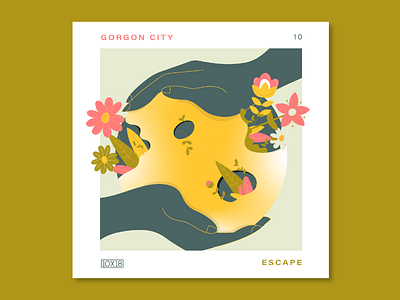 10X18 – 10. Gorgon City, Escape 10x18 album cover escape gorgon city hands illustration music