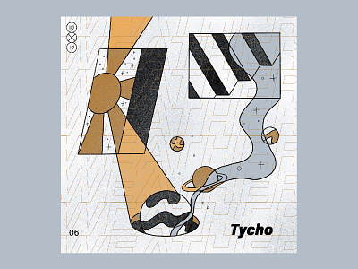 10X19 | 6. Tycho, Weather 10x19 abstract album art album cover illustration ipadpro procreate texture tycho weather