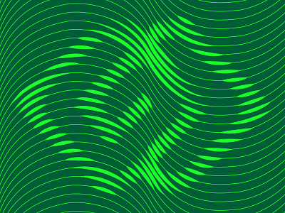 Glowing glowing green illusion logo sight visual