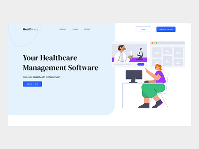 HealthHerz - Medical Landing Page