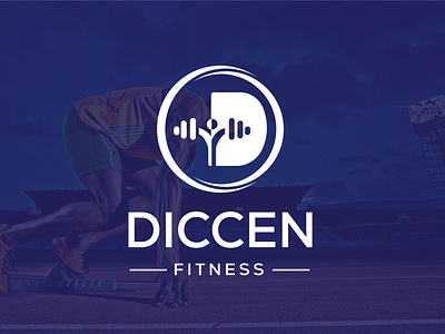 D letter fitness logo