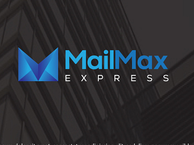 Mailmax a courier company unsold logo logo logo design logo designer logodesign