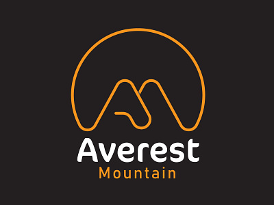 A+M letter mountain logo