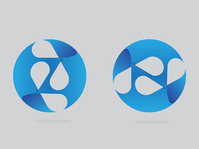 Z or N letter modern 3D logo 3dlogo abstract abstract logo abstractlogo blue logo logo design logo designer logodesign modern logo