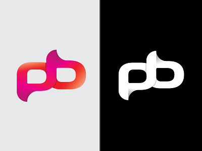 P and B logo abstract abstract logo abstractlogo creative logo logo logo design logo designer logo idea logodesign modern logo pb letter logo pb logo