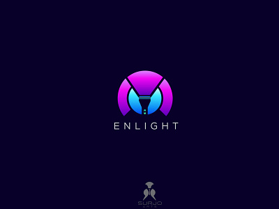 Enlight logo design