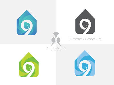 Iconic logo 9 logo abstract abstract logo abstractlogo bestlogo brand branding clean creative home iconin leaf logo logo design logo designer logodesign logoinspiration minimal modern unique