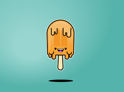 Popsicle Illustration flat illustration popsicle vector