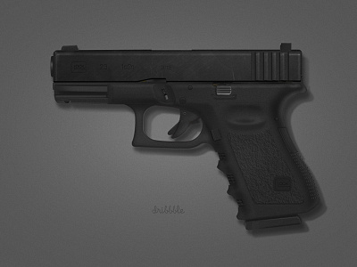 A Glock 18 gun realistic